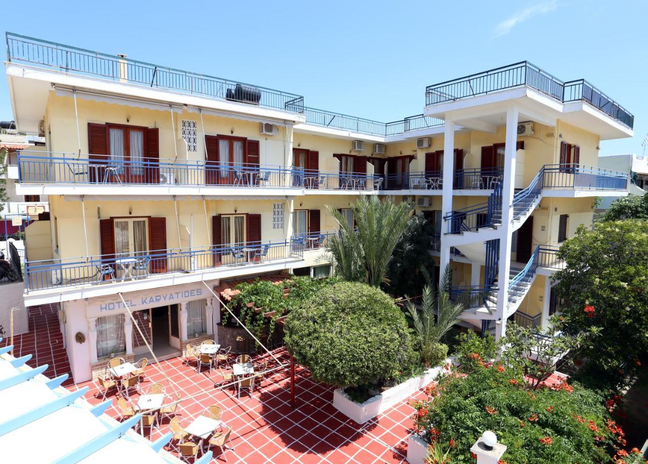 Hotel Karyatides Agia Marina  Экстерьер фото
