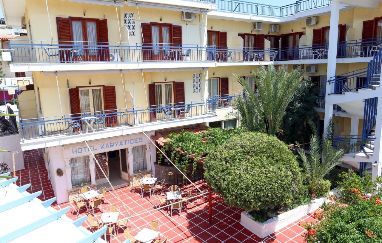 Hotel Karyatides Agia Marina  Экстерьер фото